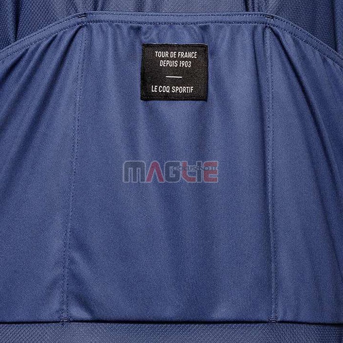 Maglia Tour de France Manica Corta 2020 Spento Blu